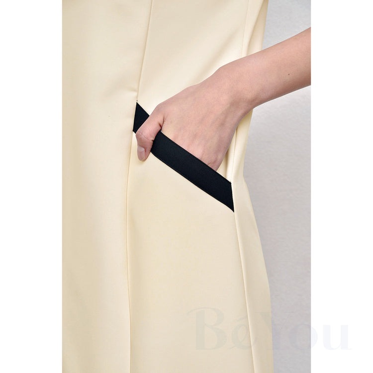 画像をギャラリービューアに読み込む, Elefee by ESTHETIQUE E-3133-7 ワンピースライトベージュ