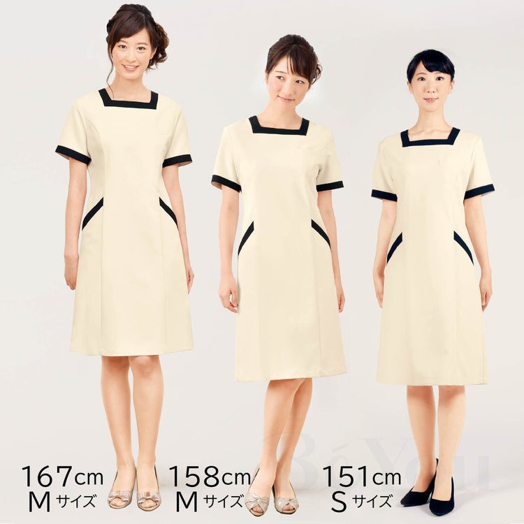 画像をギャラリービューアに読み込む, Elefee by ESTHETIQUE E-3133-7 ワンピースライトベージュ