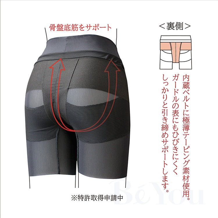 画像をギャラリービューアに読み込む, be Natural 骨盤底筋サポートガードル