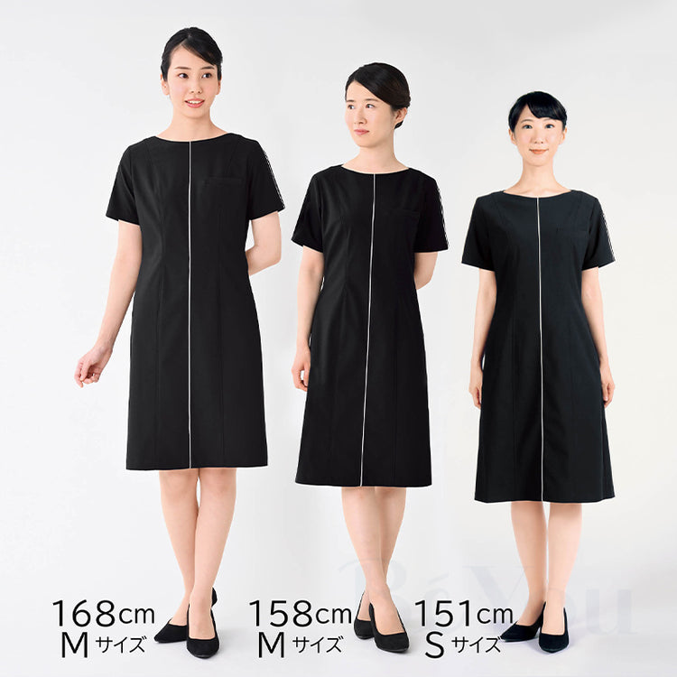 画像をギャラリービューアに読み込む, Elefee by ESTHETIQUE E-3155-5 ワンピース ブラック