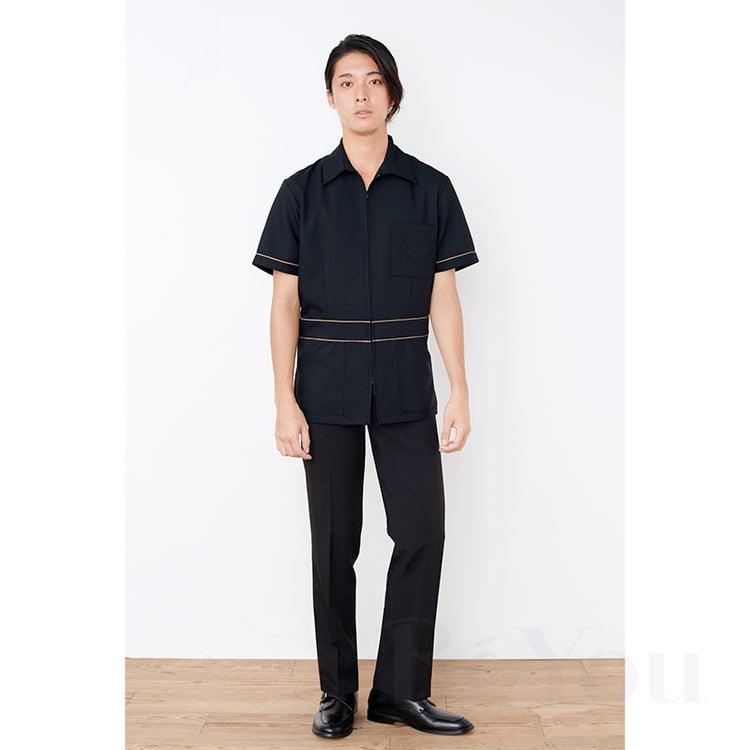 画像をギャラリービューアに読み込む, Elefee by ESTHETIQUE SC-6063-5 メンズパンツ ブラック