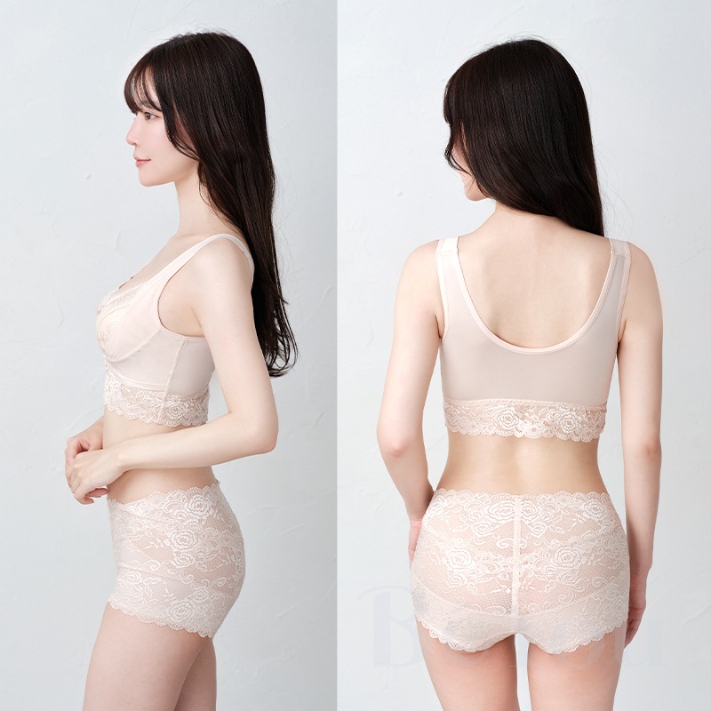 画像をギャラリービューアに読み込む, Angellir（アンジェリール）  キュッとふんわりショーツ ペールベージュ