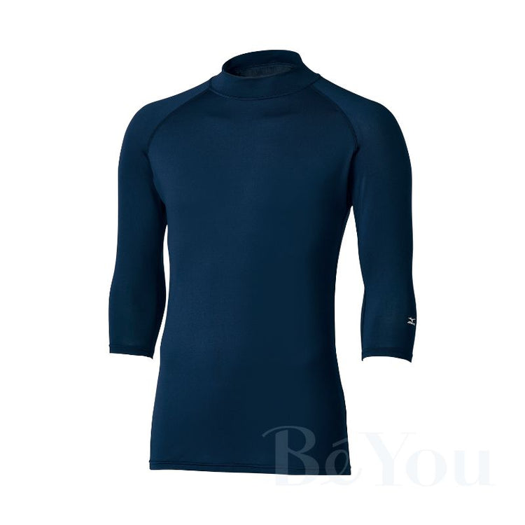 画像をギャラリービューアに読み込む, MIZUNO MZ-0305 ローネックアンダーウェア（七部袖） [男]