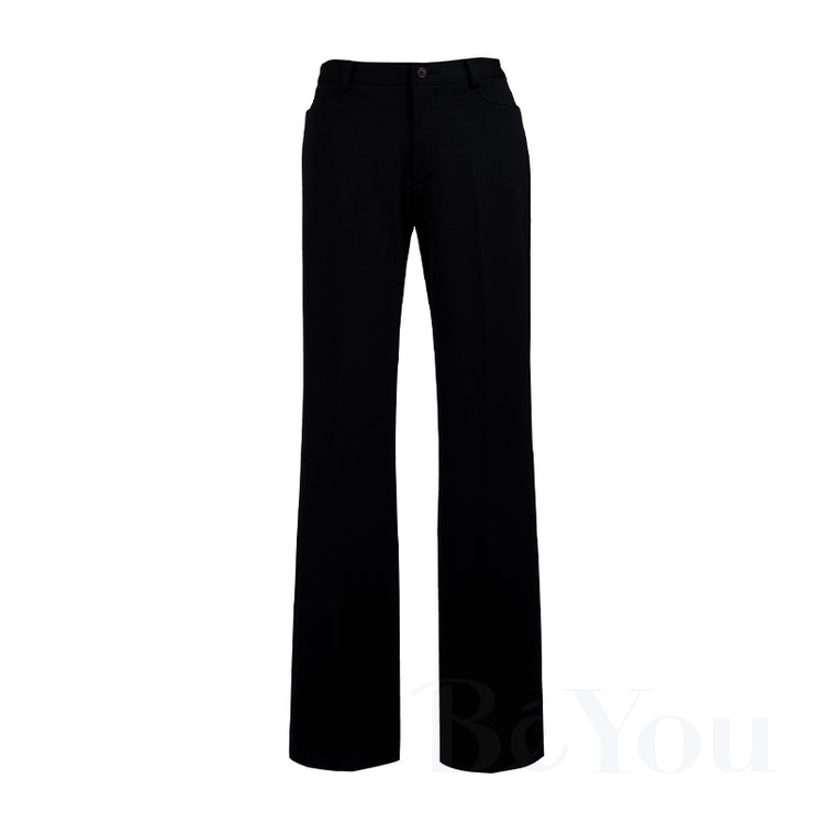 画像をギャラリービューアに読み込む, Elefee by ESTHETIQUE E-3042-5 ストレッチパンツ ブラック