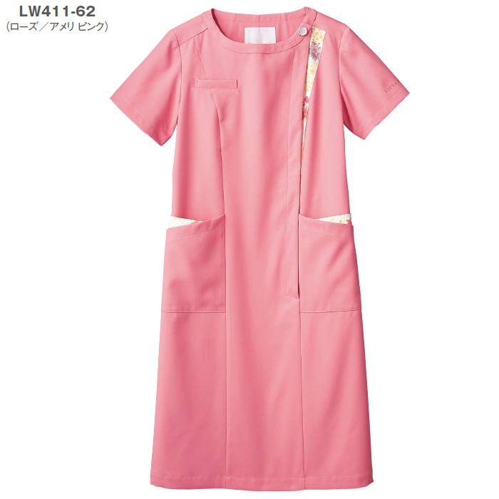 ローラアシュレイ ナースワンピース LW411 医療 白衣 住商モンブラン おしゃれ かわいい ナース 病院 メディカル