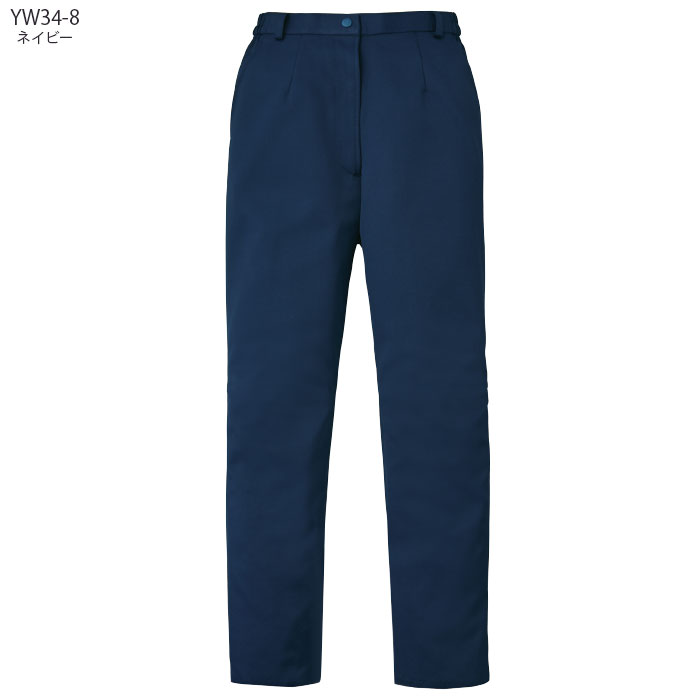 カゼン パンツ レディース 医療 白衣 YW34 ブランド 脇ゴム ストレッチ ナース クリニック ユニフォーム KAZEN