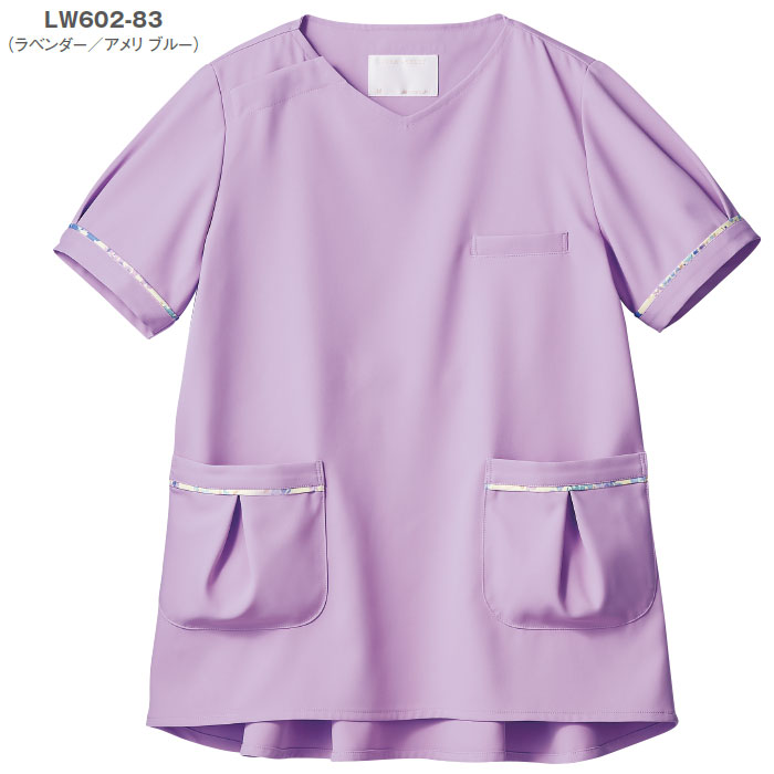 ローラアシュレイ スクラブ LW602 医療 白衣 レディース 住商モンブラン おしゃれ かわいい ナース 病院 メディカル