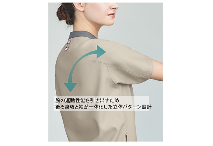 ルコックスポルティフ Vネックスクラブ 医療用 白衣 看護師 UQM1548