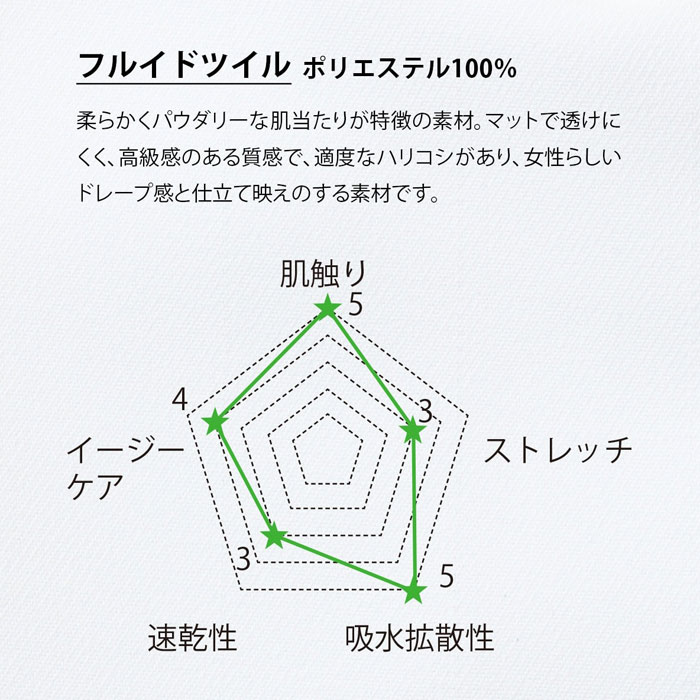4L ワコール ドクターコート 白衣 医療 レディース HI404 おしゃれ 診察衣 ドクター ナース クリニック 制服 ユニフォーム FOLK フォーク Wacoal