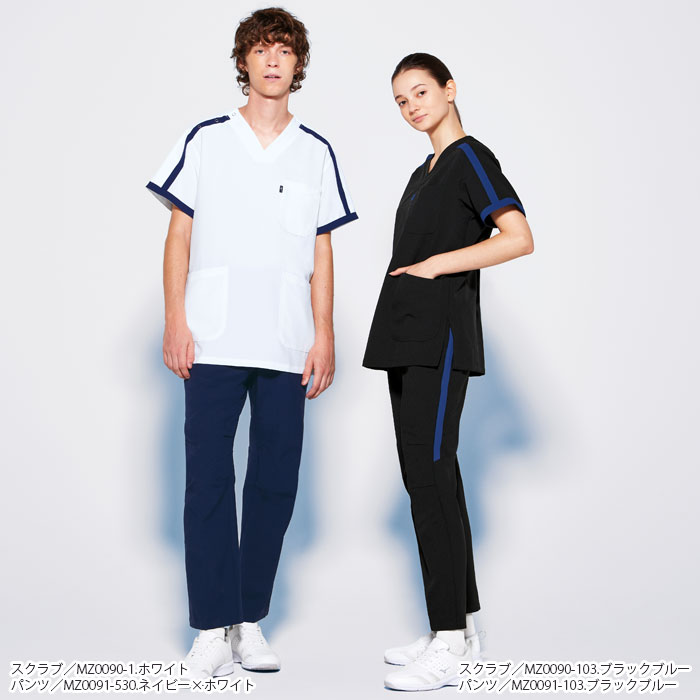 ミズノ 男女兼用スクラブパンツ MZ-0091 総ゴム 白衣 手術衣 メンズ レディース 医療 ドクター ナース MIZUNO