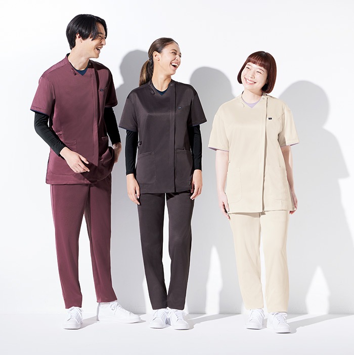 ファスナースクラブ 男女兼用 看護師 白衣 医療 ユナイト UN
