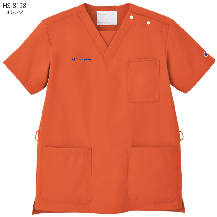 チャンピオン スクラブ 白衣 医療 オンワード HS-8121 男女兼用 ナース 看護師 クリニック おしゃれ ONWARD ラフィーリア