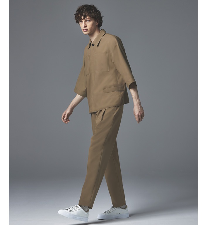 パンツ 男女兼用 白衣 医療 DOM-0002 メンズ レディース ズボン 透防止 制電 制菌 病院 ドクター 医師 ナースウェア クリニック 美容 エステ SS-3L