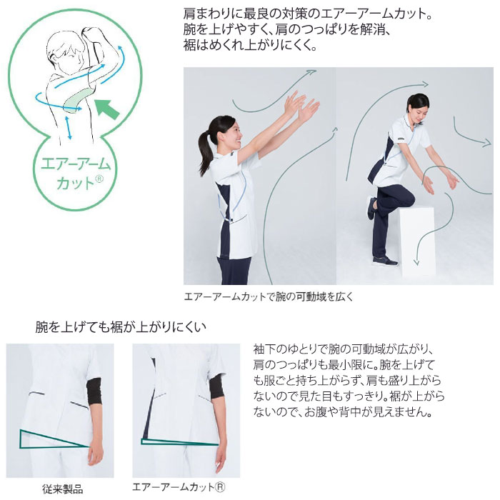 ナガイレーベン ニットシャツ JM3127 男女兼用 ジップアップ ファスナー開き ニット素材 半袖 Naway 介護 ケア ナース 医療 病院 メディカル 制服 ユニフォーム