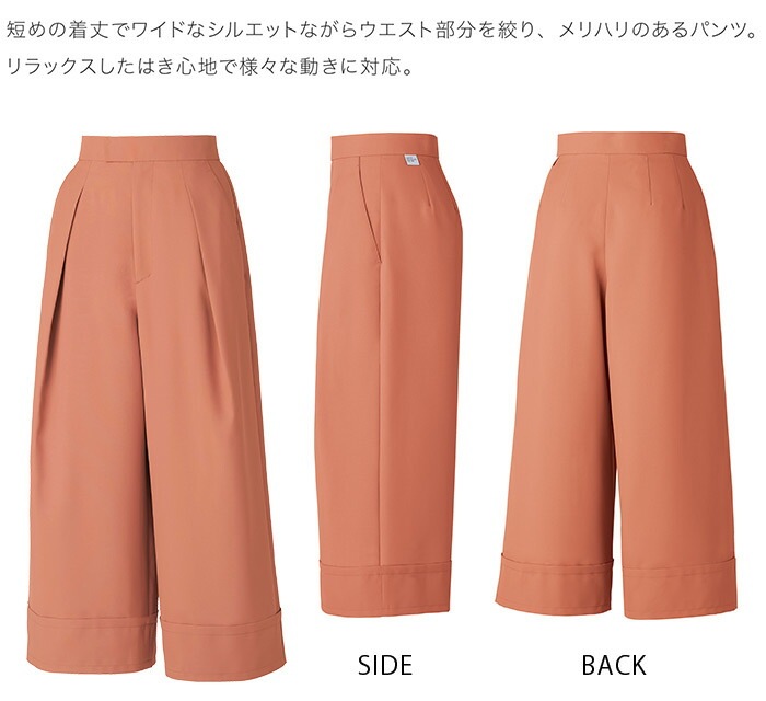 パンツ 女性用 白衣 医療 DOM-0005 レディース 透防止 制電 制菌 病院 ドクター 医師 ナースウェア エステ 美容 クリニック SS-3L