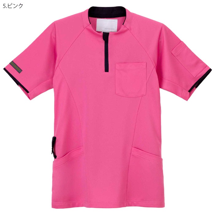 ナガイレーベン ニットシャツ JD3167 男女兼用 ポロシャツ 爽感 ニット素材 半袖 Naway 介護 ケア ナース 医療 病院 メディカル 制服 ユニフォーム