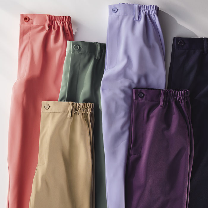 パンツ スラックス カゼン 白衣 医療 KZN810 男女兼用 KAZEN ナースパンツ スクラブパンツ 手術衣 ドクター クリニック 制服