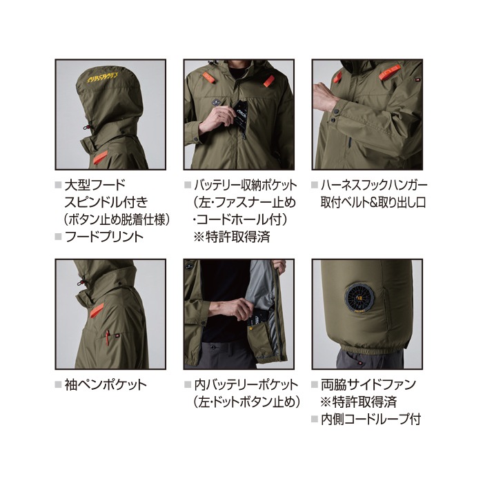 BURTLE AC2066 空調服 半袖 3XL サイドファン BURTLE バートル エアークラフト 2025年 サイドファン 空調作業
