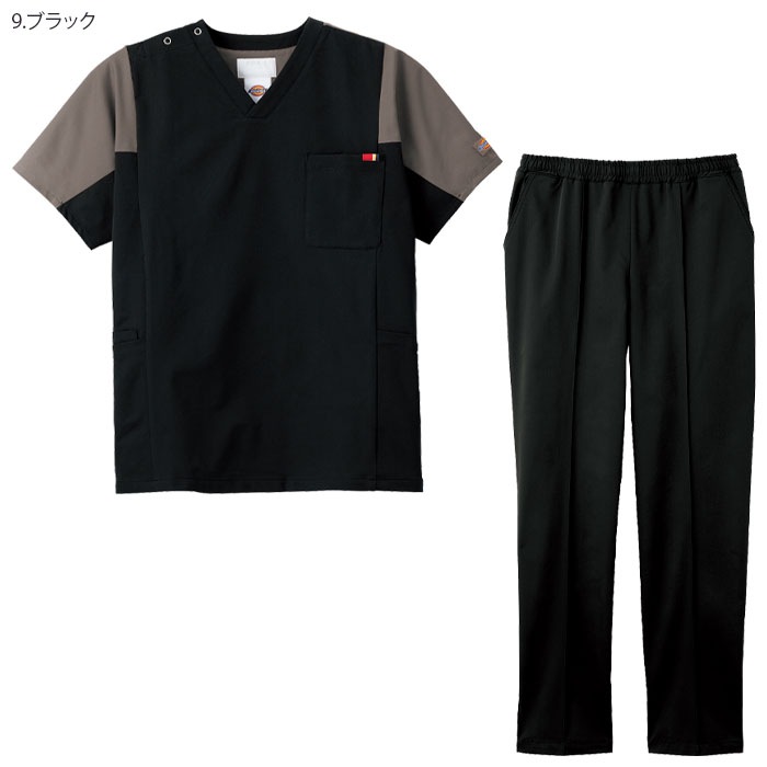 ディッキーズ 上下セット スクラブ パンツ 7113SC 5036SC 男女兼用 メンズ レディース 白衣 医療 病院 介護 ケアワーク ストレッチ  FOLK フォーク
