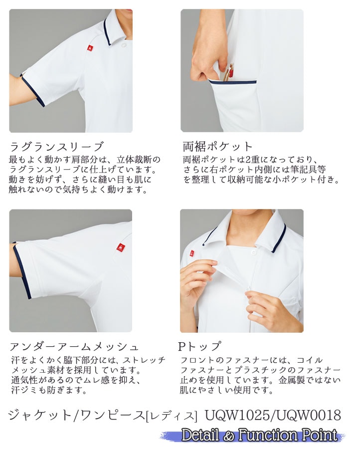 ジャケット ルコックスポルティフ UQW1025 白衣 レディース ニット