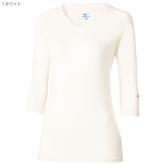 ミズノ スクラブインナー 7分袖 MZ-0134 レディース アンダーウェア ドクター ナース 医療用白衣 MIZUNO