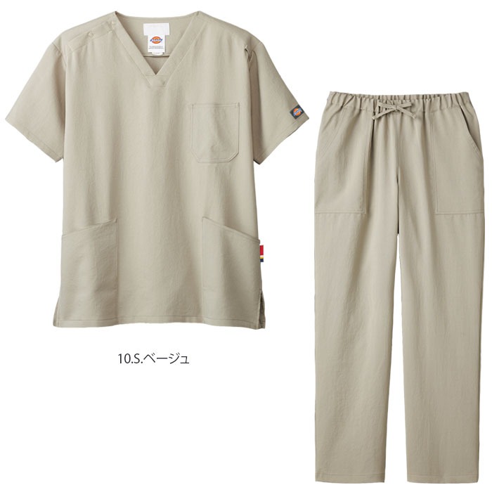 スクラブ 上下セット ディッキーズ 白衣 医療 7072SC 5024SC 男女兼用 メンズ レディース 人気 おしゃれ FOLK ドクター ナース クリニック 歯科
