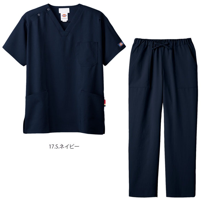 スクラブ 上下セット ディッキーズ 白衣 医療 7072SC 5024SC 男女兼用 メンズ レディース 人気 おしゃれ FOLK ドクター ナース クリニック 歯科