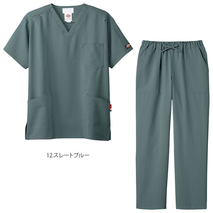 スクラブ 上下セット ディッキーズ 白衣 医療 7072SC 5024SC 男女兼用 メンズ レディース 人気 おしゃれ FOLK ドクター ナース クリニック 歯科