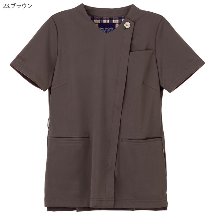 ナガイレーベン スクラブ MPA3917 白衣 女性用 レディース ジップアップ ファスナー開き 半袖 Naway ナース 医療 病院 メディカル 制服 ユニフォーム