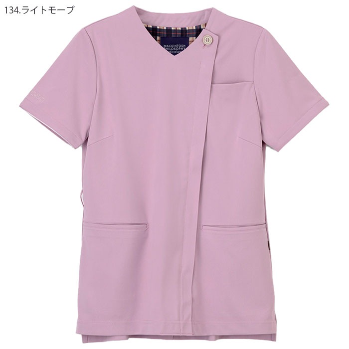 ナガイレーベン スクラブ MPA3917 白衣 女性用 レディース ジップアップ ファスナー開き 半袖 Naway ナース 医療 病院 メディカル 制服 ユニフォーム