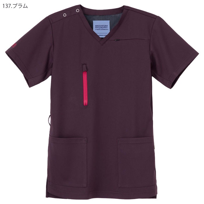 ナガイレーベン スクラブ MPA3932 白衣 男女兼用 ユニセックス 半袖 かぶり プルオーバー Naway ナース 医療 病院 メディカル 制服 ユニフォーム