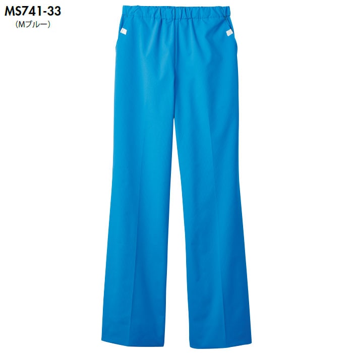 スクラブパンツ 医療 白衣 男女兼用 MS741 総ゴム SS~9L 超軽量 清涼 ストレッチ 住商モンブラン