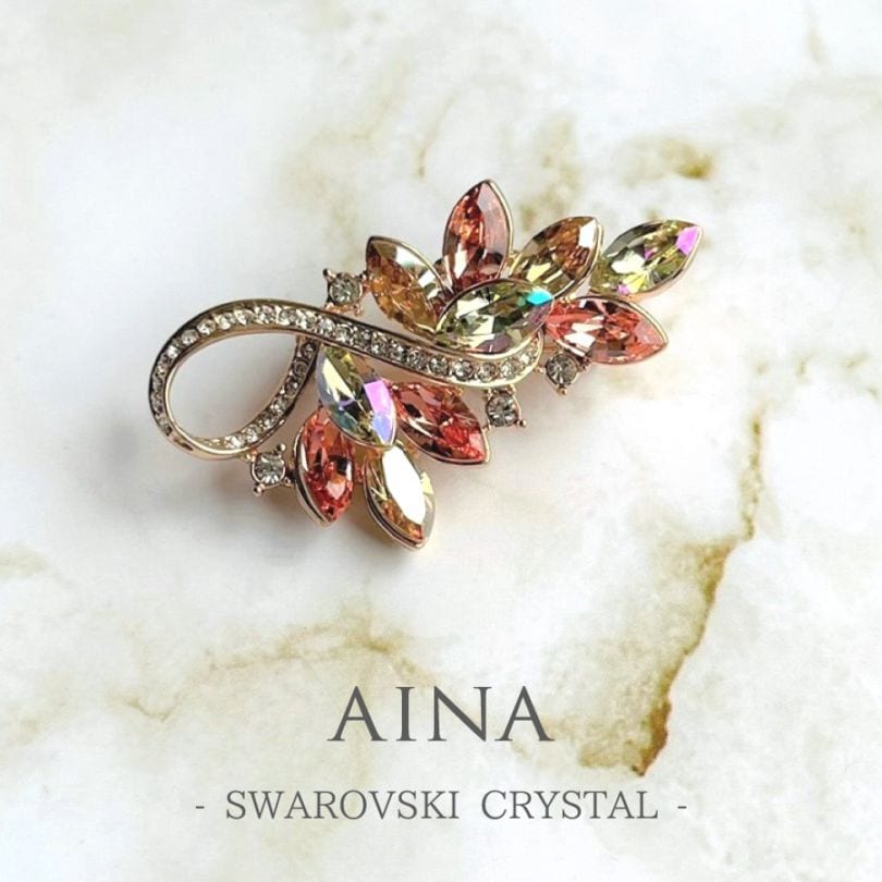 【レビュープレゼント中】AINA SWAROVSKI CRYSTAL 7-4（RE7-4）