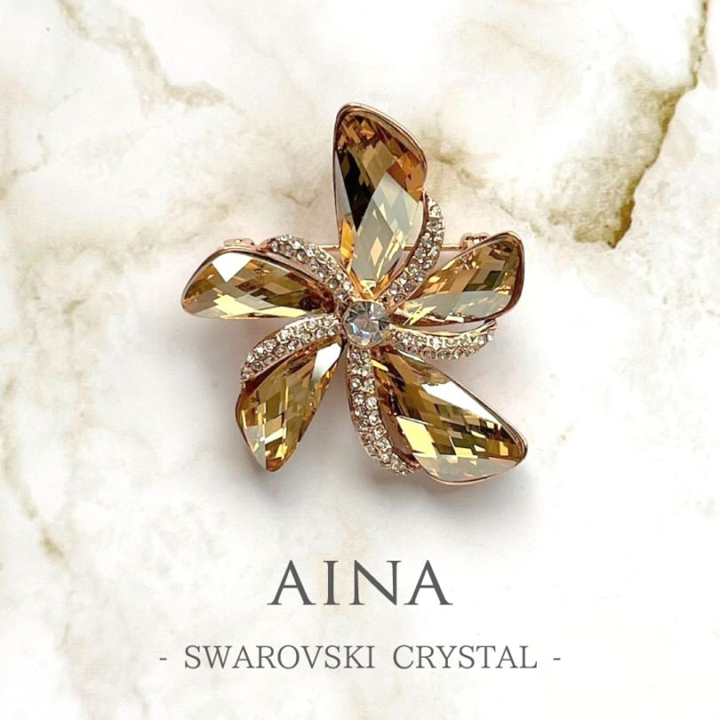 【レビュープレゼント中】AINA SWAROVSKI CRYSTAL 7-6（RE7-6）