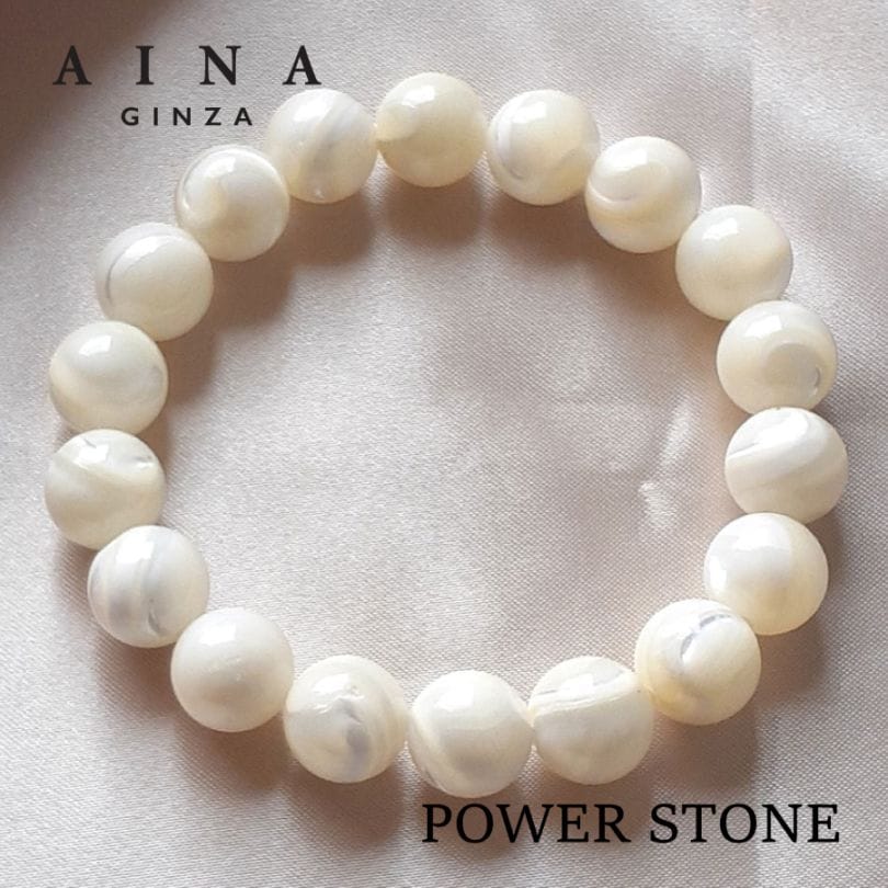 【レビュープレゼント中】【AINA GINZA】パワーストーン ブレスレット 天然石（HC309-02）