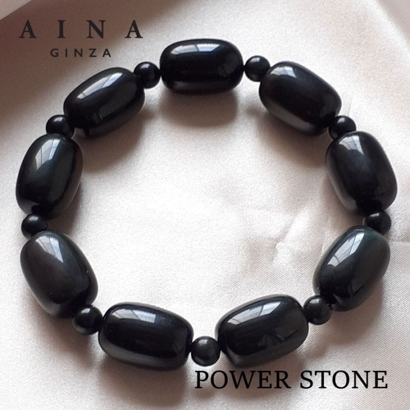 【レビュープレゼント中】【AINA GINZA】パワーストーン ブレスレット 天然石（HC310-01）