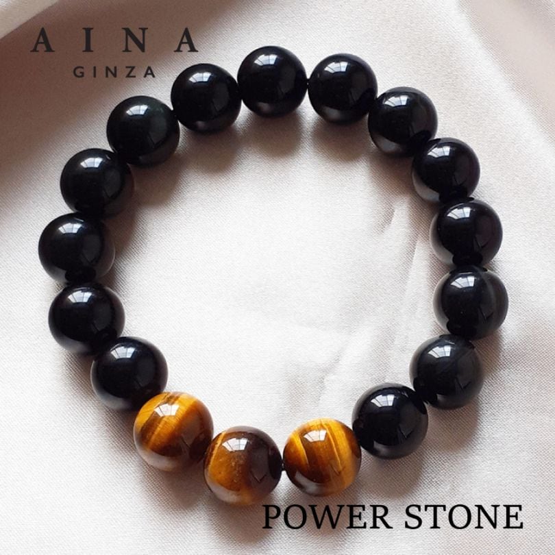 【レビュープレゼント中】【AINA GINZA】パワーストーン ブレスレット 天然石（HC311-02）