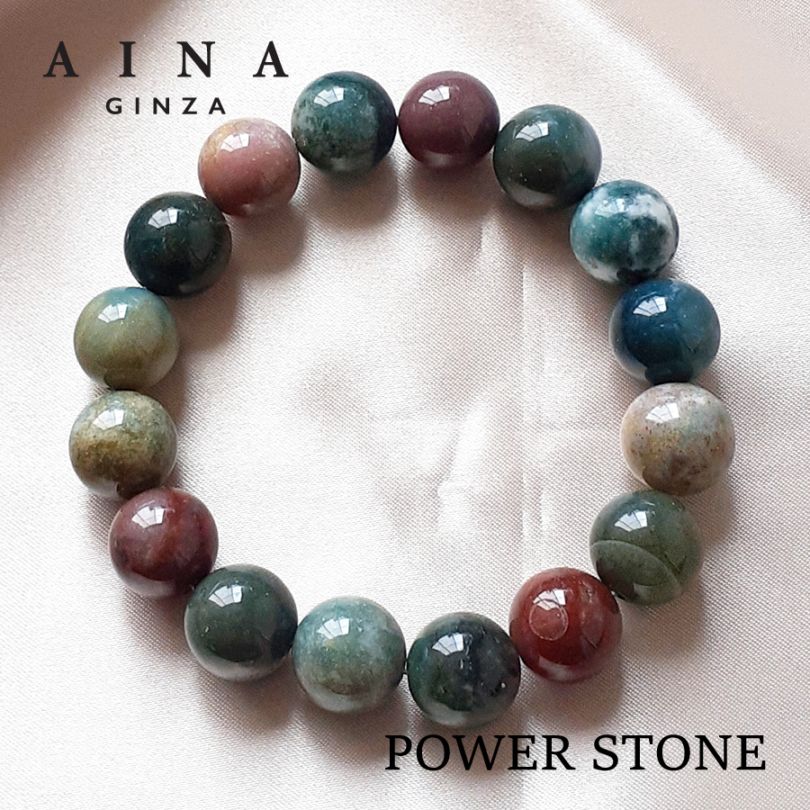 【レビュープレゼント中】【AINA GINZA】パワーストーン ブレスレット 天然石（HC313-03）