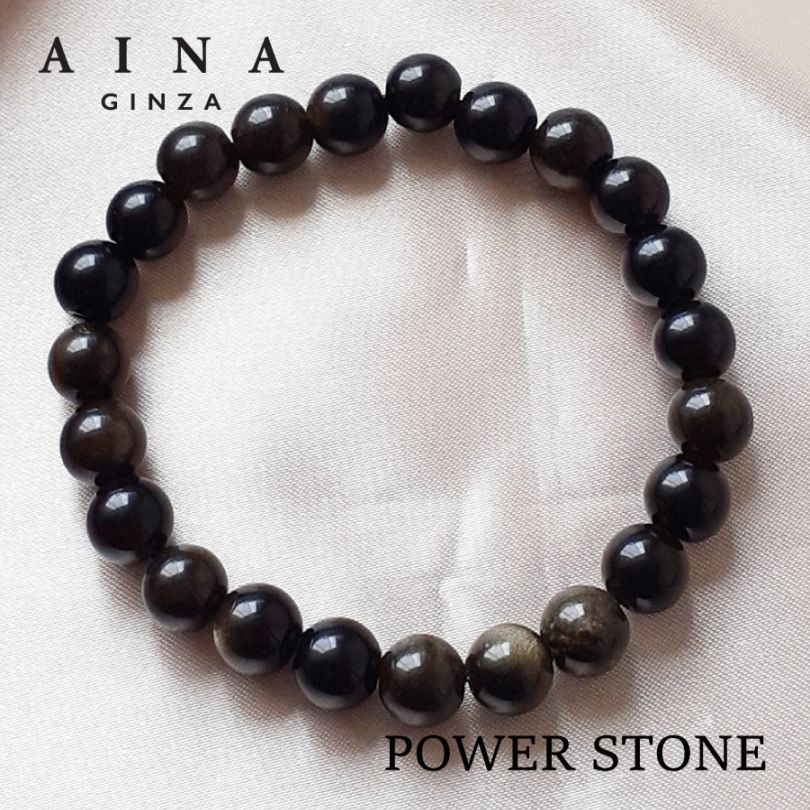 【レビュープレゼント中】【AINA GINZA】パワーストーン ブレスレット 天然石（HC316-01）