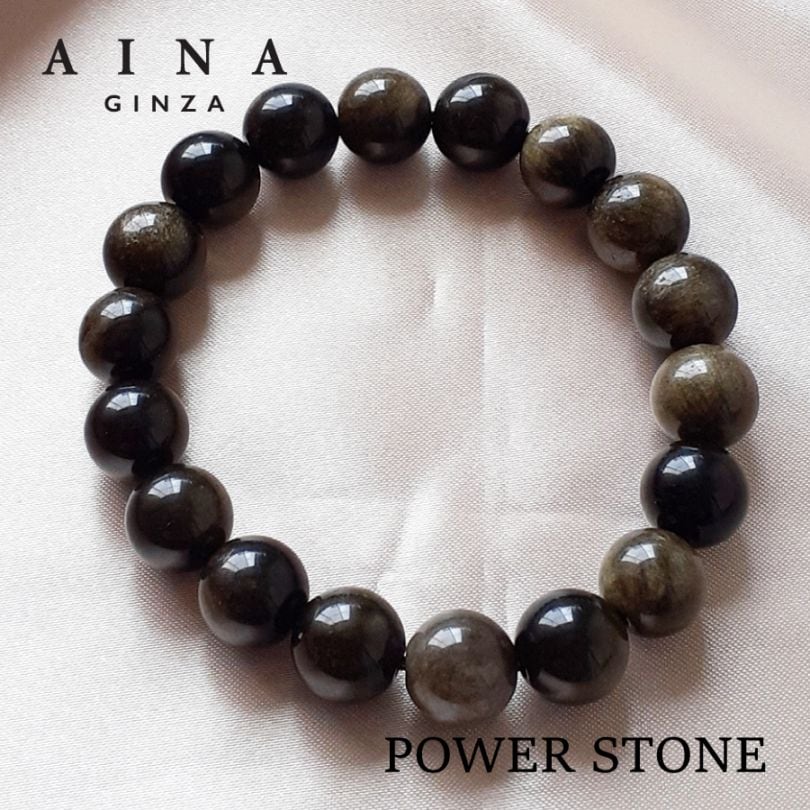 【レビュープレゼント中】【AINA GINZA】パワーストーン ブレスレット 天然石（HC316-02）