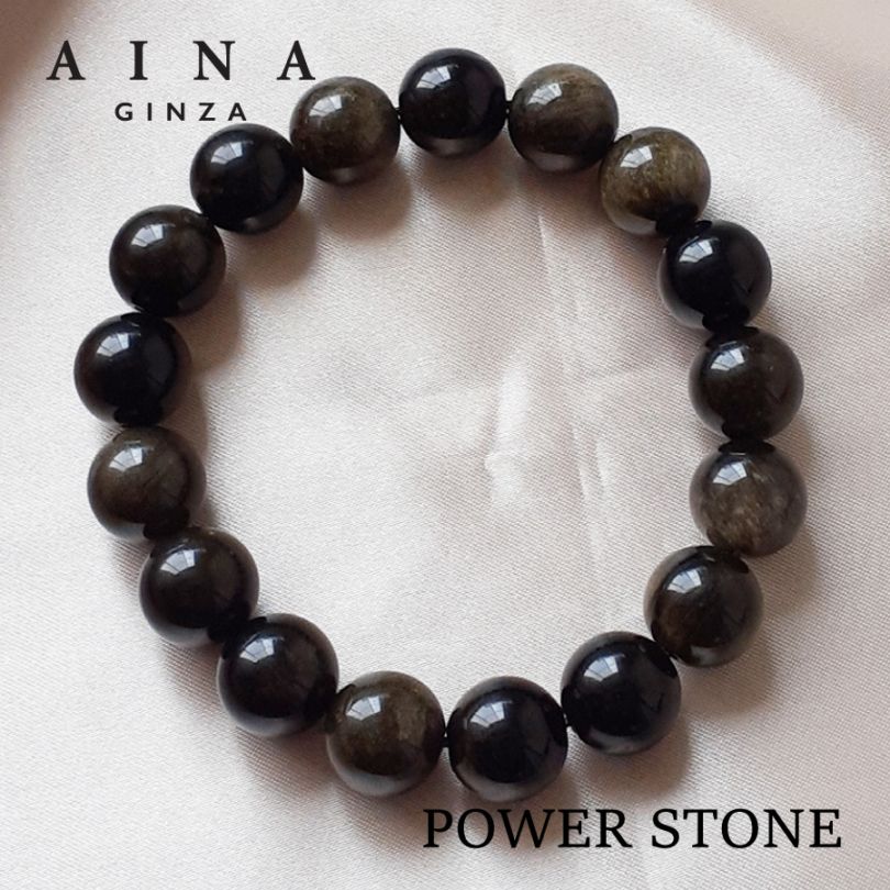 【レビュープレゼント中】【AINA GINZA】パワーストーン ブレスレット 天然石（HC316-03）