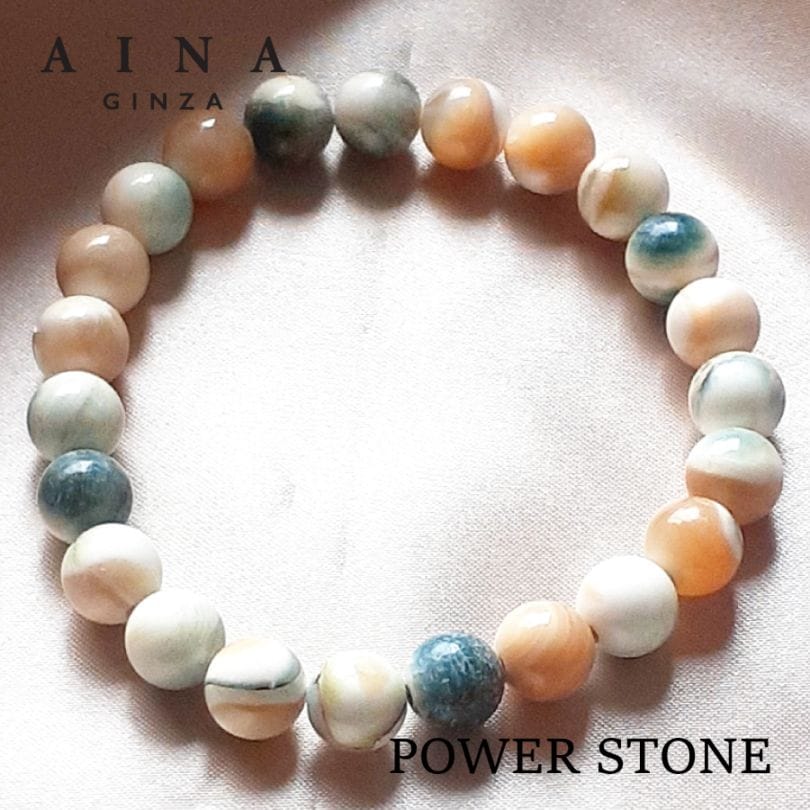 【レビュープレゼント中】【AINA GINZA】パワーストーン ブレスレット 天然石（HC317-01）