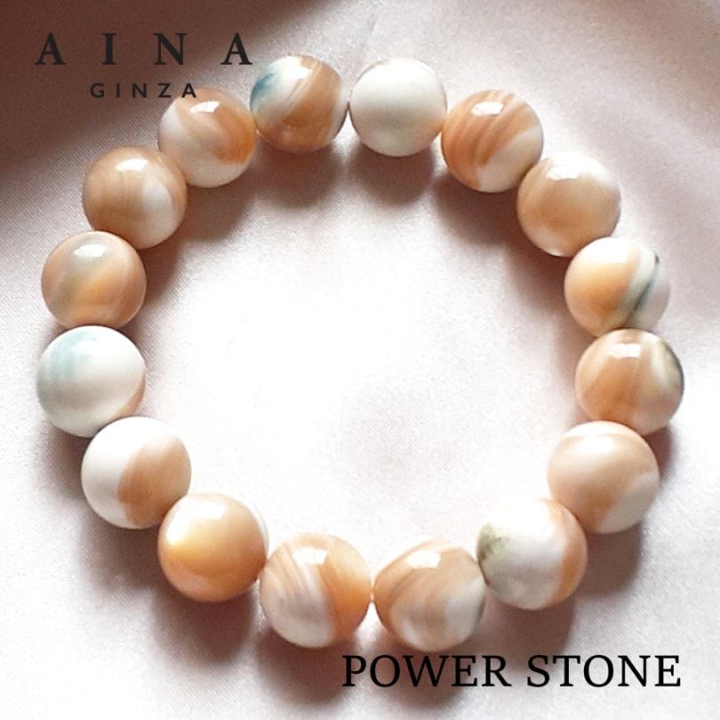 【レビュープレゼント中】【AINA GINZA】パワーストーン ブレスレット 天然石（HC317-03）