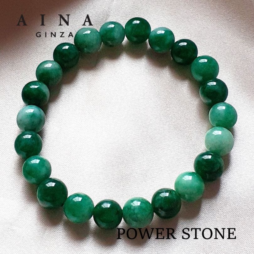 【レビュープレゼント中】【AINA GINZA】パワーストーン ブレスレット 天然石（HC318-01）