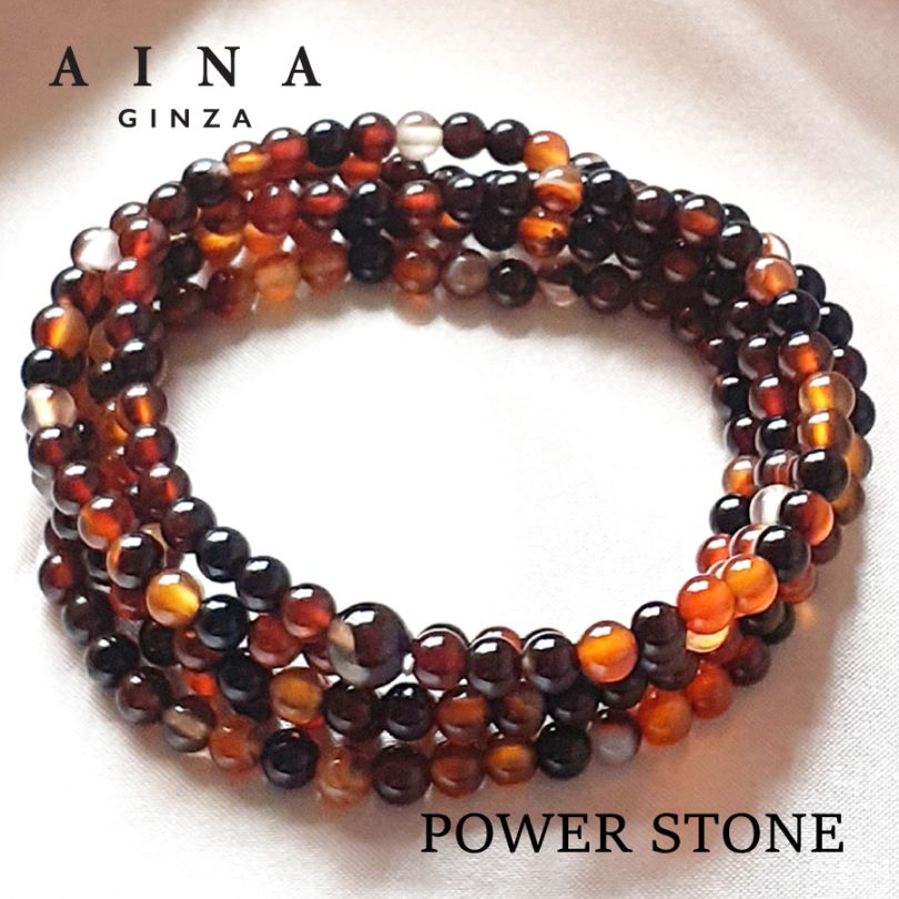 【レビュープレゼント中】【AINA GINZA】パワーストーン ブレスレット 天然石（HC321-01）