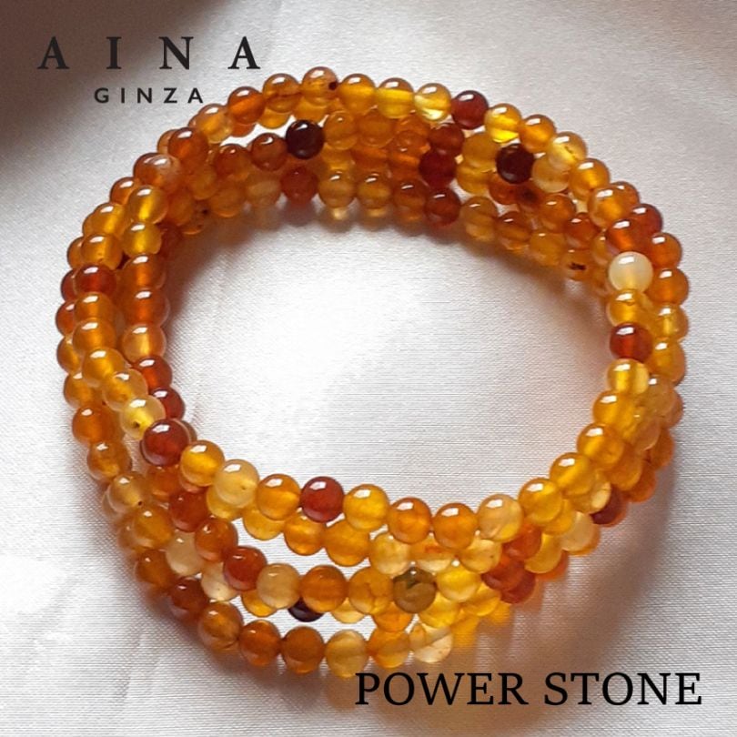 【レビュープレゼント中】【AINA GINZA】パワーストーン ブレスレット 天然石（HC324-01）
