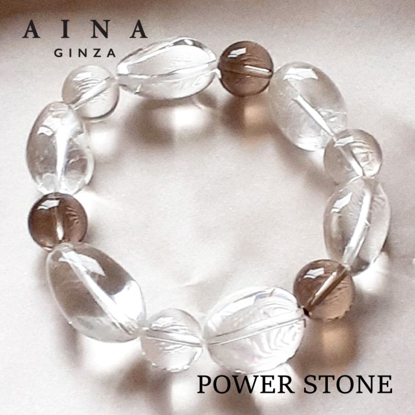 【レビュープレゼント中】【AINA GINZA】パワーストーン ブレスレット 天然石（HC332-01）