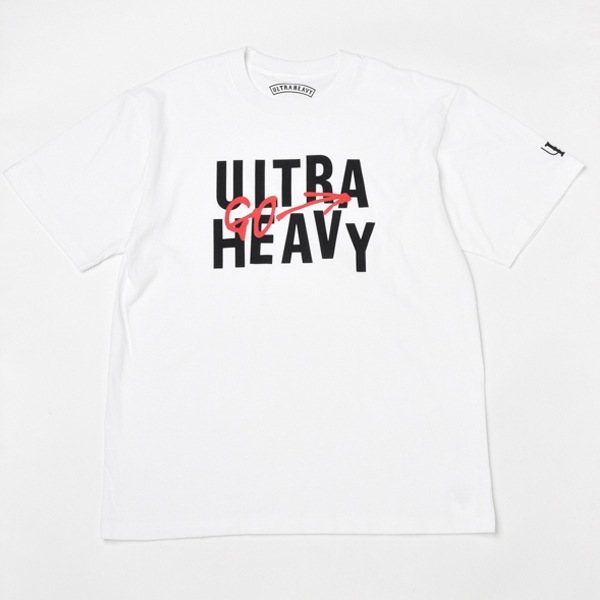 ULTRA HEAVY (ウルトラヘビー) / ゴー→ Tee 【GO→ Tee】<White>-BLACK BRICK / ブラックブリック