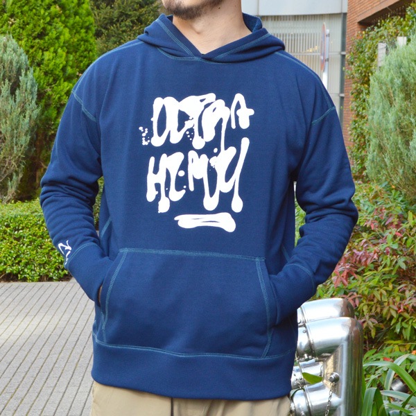 ULTRA HEAVY (ウルトラヘビー) / UNHALF DRAWING x UH スウェットフード 【UNHALF DRAWING x UH Sweat Hood】<3 color>-BLACK BRICK / ブラックブリック