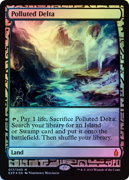 汚染された三角州 FOIL】【英】汚染された三角州/Polluted Delta[土地MR]【BFZ-EX